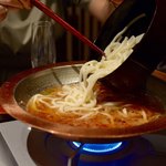 個室居酒屋 番屋 - 黄金出汁イベリコ豚のしゃぶしゃぶ、〆はうどんで