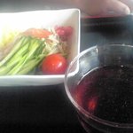 盧山 - 冷やし中華の具とツケダレ