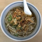 うどんのいなや - かけ田舎そば＋かきあげ