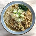 うどんのいなや - かけむぎ＋かきあげ