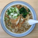 うどんのいなや - かけむぎ＋かきあげ