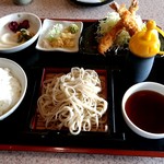 麺道楽 - 【2018.6.9(土)】海老フライ定食1,296円