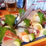 くつろぎ亭ひこべえ  - 特注刺身盛り