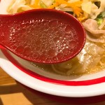 ちゃんぽん亭総本家 - クリアなスープ。野菜の旨み凝縮。