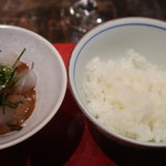 光壽おおやま - 鯛茶漬け（私はそのまま食べちゃった）