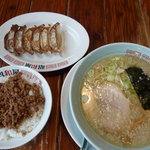 らーめん昭和屋 - 2011.07 そぼろご飯セット