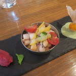 スパイスドランカー やぶや - 前菜3種盛り