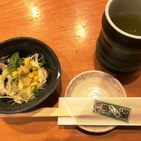 東鮨 新店 - 180313ランチのサラダ