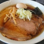 吉辰 - あっさり醤油、味玉+チャーシュー