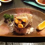 創菜美酒 たかお - サザエのつぼ焼き ¥740