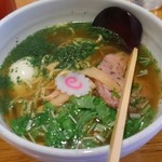 会津ラーメン 和 - 青じそラーメン×味玉