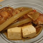 魚と飯や龍 - あらかぶの煮付け。これも美味しい。
