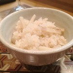 肴とお酒 うを弘 - 新生姜ご飯　お茶碗