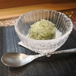 肴とお酒 うを弘 - 大葉シャーベット