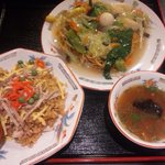 中華料理 飛龍 - あげそば定食