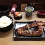 石橋うなぎ店 - うなぎ一本焼き定食　\4,500-　￥