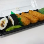 Yuushoku - ランチ：太巻と稲荷寿司