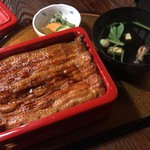 うな箱一のう 重箱 特撰 肝吸い