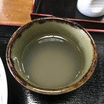 越前そばの里 - 蕎麦湯