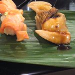 量平寿司 - 赤貝と煮蛤