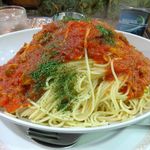 アーモンド - ボンゴレロッソ（大盛）1,000円（コーヒー付き）