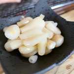 ろばたやき山ろく - おまけのらっきょ！