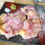 ろばたやき山ろく - 地鶏塩