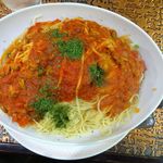 アーモンド - ボンゴレロッソ（大盛）1,000円（コーヒー付き）