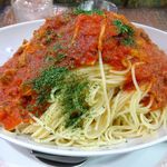 アーモンド - ボンゴレロッソ（大盛）1,000円（コーヒー付き）