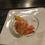 新横浜プリンスホテル - 車海老がここまで解体されました！美しい！