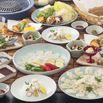 Gempin fugu - 【　★天然鱧（ハモ）★　『　松（まつ）』－全９品－　】　「焼き鱧」が付いたハモコース　《コース料金》６，２８０円（税抜）/１名様