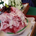 腰掛庵 - 「木いちごとすぐりミルク」