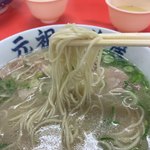 元祖長浜屋 - ラーメン 麺