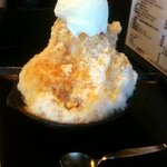 甘味処 柴ふく - キャラメルミルク（アイスクリントッピング）