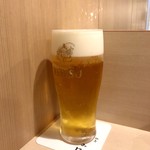 焼鳥 おみ乃 - ヱビス生ビール