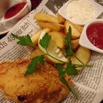 HUB - カレイ＆チップス 500円（中野南口店特別メニュー）