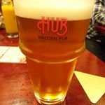 HUB - HUBエール パイント 720円（ハッピーアワー価格）