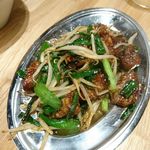 甘太郎 - 国産鶏レバーのレバニラ 税抜490円