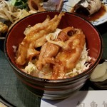 上田 - 弾力がパッツパッツっと感じる美味しい「せせり丼」、美味しかった～♪