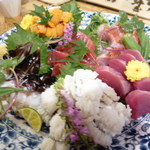 大将にお任せのお刺身盛り合わせ