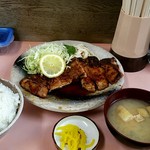 ひかり食堂 - ロース焼肉(上)定食　今回も美味しかったです。