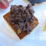 ビオディナミコ - 前菜　セモリナ粉のニョッキ　ミートソース