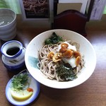 わらべ 喜庵 - なめこ入りおろし蕎麦1100円