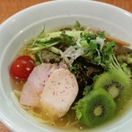麺肴 今日から - 「冷しラーメン」(2018年6月9日)
