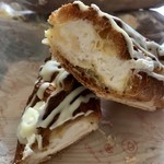 ガトー・プーリア - オレンジフロマージュエクレアの断面図