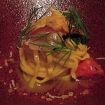 IL TEATRINO DA SALONE - 赤貝とサフランのタリオリーニ（2018.5）