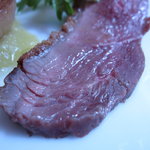 ビオディナミコ - 鴨のロースト　ポロネギのピューレＵＰ２