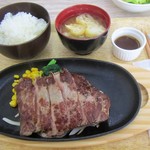 ステーキ屋 - サーロイン定食150g