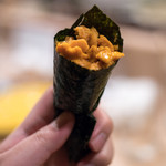 うを徳 - 2018.6 日高バフンウニ手巻き