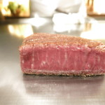 神楽坂 鉄板焼 中むら - シャトーブリアン　佐賀牛A5ランク